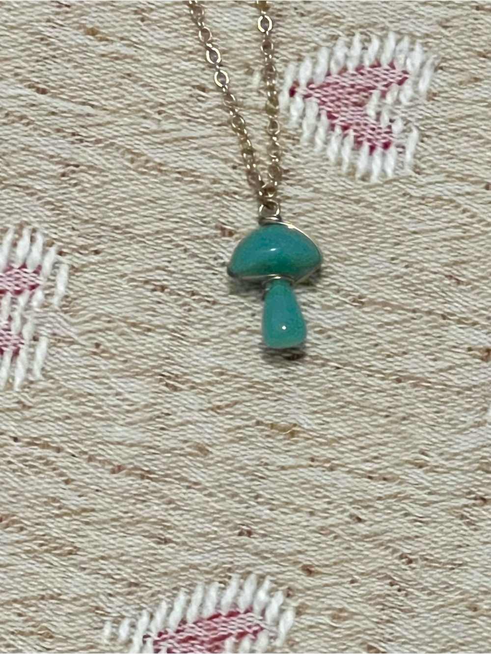 FREE Claire’s Imitation Jade Mushroom Necklace